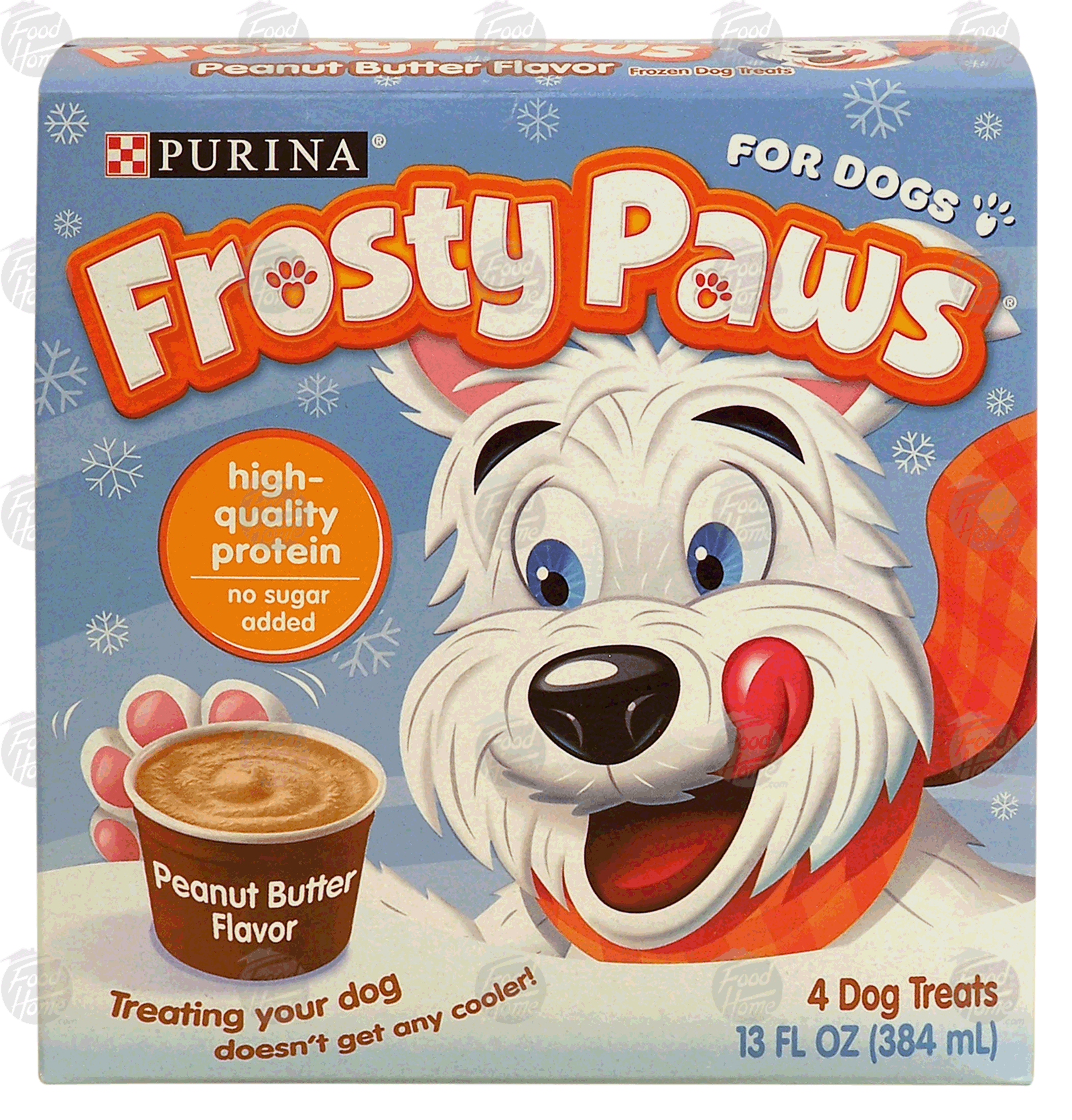 Purina Frosty Paws peanut butter flavored frozen dog treat, 4 ct Full-Size Picture